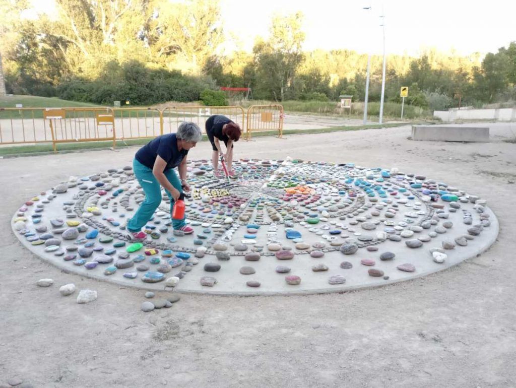 construcción del mandala