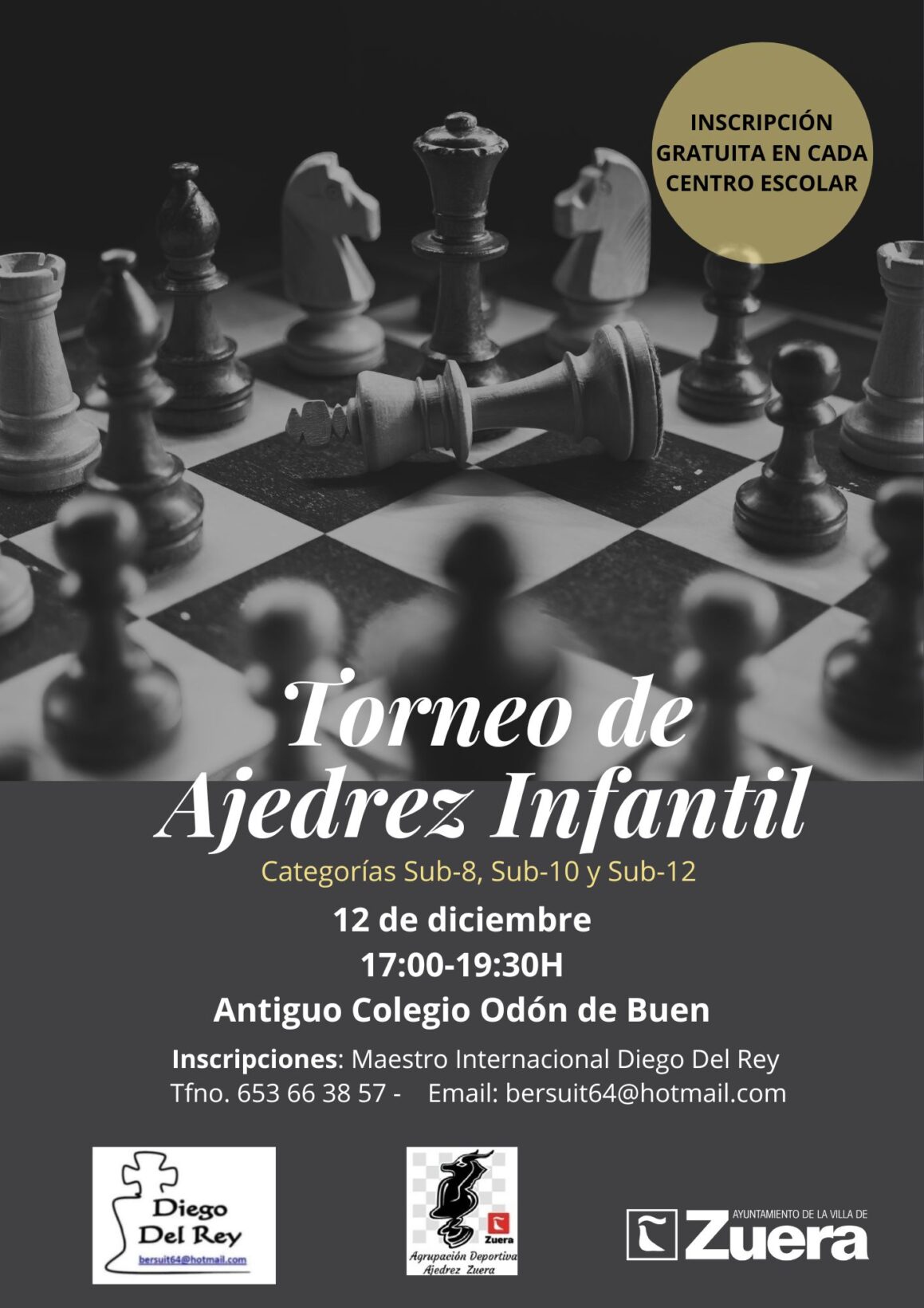 Bases para el torneo de ajedrez infantil - Ayuntamiento de Zuera